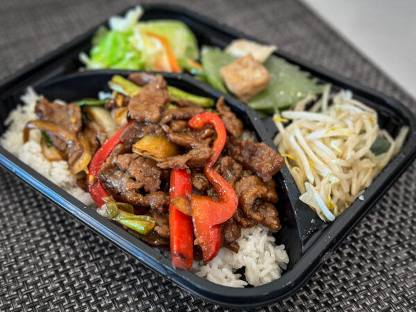 Scallion Beef Bento